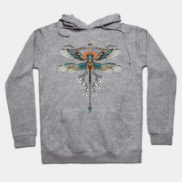 Dragonfly Hoodie by ruta13art